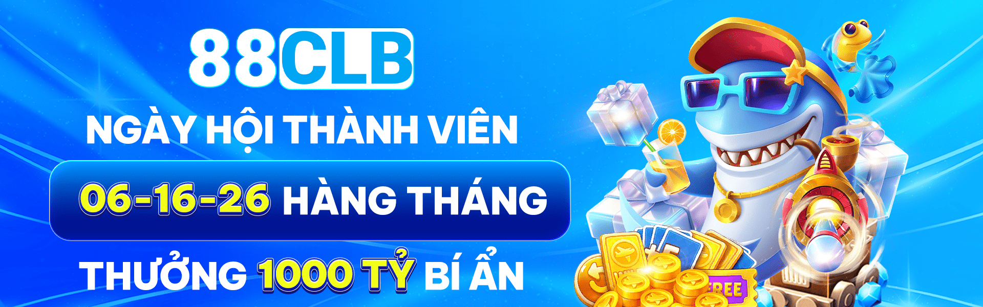Banner 88clb khuyến mãi hội viên